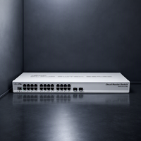 MikroTik CRS326-24G-2S+RM 24 Portlu Gigabit Bulut Yönlendirici Anahtarlayıcı, Ofis için ROS Çift İşletim Sistemli Destekli