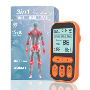 2 kênh hàng chục Đơn vị kích thích cơ bắp với 60 chế độ có thể sạc lại hàng chục EMS thiết bị xung điện tử Massager cho vật lý trị liệu - Product Image 1