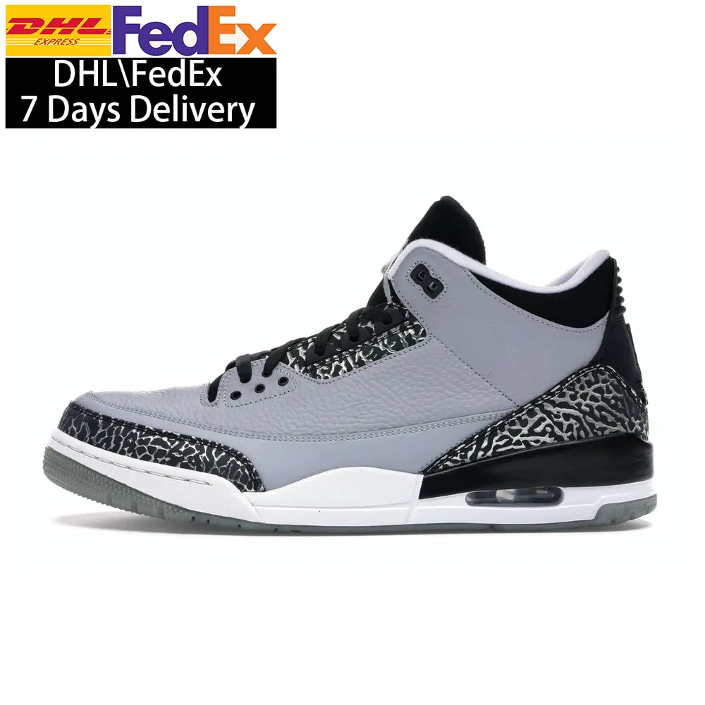 136064-004 Wolf AJ3 High Top AJ 3 Men Shoes Sneakers Outdoor Walking Shoes Basketball Shoes