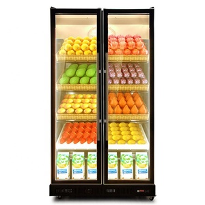 Réfrigérateur de Luxe Léger pour Boissons Froides et Vins, Vitrine Réfrigérée à Bière avec 2 Portes Vitrées - Product Image 2