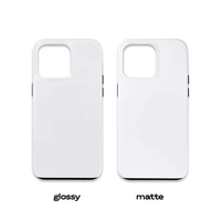 Coque de téléphone portable TuoLi vierge à faire soi-même, PC+TPU double couche, haute adhérence d'encre, sublimation, pour impression personnalisée