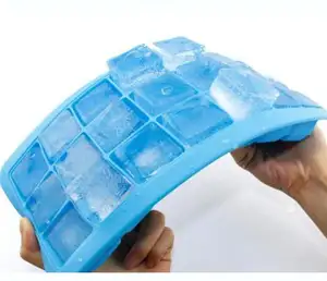 Küchen zubehör Eiswürfel bereiter in Lebensmittel qualität 24 Gitter DIY Small Ice Tray Square Freeze Grid