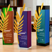 Ensemble de trophées et de médailles en cristal |   Récompenses Créatives Haut de Gamme pour les Compétitions de Champions et les Cérémonies d'Anniversaire d'Entreprise