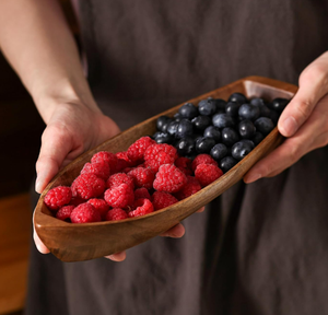 Bandeja <span class=keywords><strong>de</strong></span> madera con forma <span class=keywords><strong>de</strong></span> barco para servir, plato <span class=keywords><strong>de</strong></span> Sushi <span class=keywords><strong>de</strong></span> madera hecho a mano para decoración <span class=keywords><strong>de</strong></span> <span class=keywords><strong>cocina</strong></span>, postre, ensalada <span class=keywords><strong>de</strong></span> frutas y exhibición <span class=keywords><strong>de</strong></span> aperitivos - Product Image 4