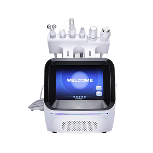 Appareil de beauté professionnel 2026 à 6 poignées pour dermabrasion, peeling, jet d'oxygène, nettoyage facial, microdermabrasion au diamant et aspiration - Product Image 2