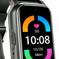 S5 4G Yaşlılar İçin GPS Sağlık Akıllı Saati 1.47 İnç GPS BD WiFi LBS AGPS GPS Bileklik Saati