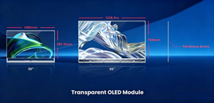 Pantalla Digital Táctil OLED <span class=keywords><strong>Transparente</strong></span> Ultrafina de 30, 43 y 55 Pulgadas para Exhibición de Texto en Ascensores Interiores - Product Image 3