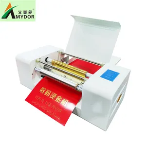 Amydor-impresora de papel de aluminio personalizado, máquina de impresión digital de papel de aluminio dorado, para tarjetas de boda