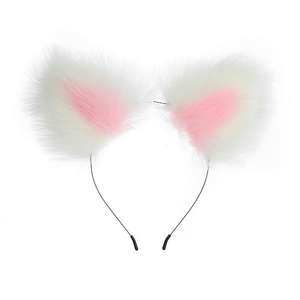 Koreanische Version Beast Fox <span class=keywords><strong>Cat</strong></span> Ears Pelz Stirnband Niedlicher Plüsch Katzen ohr Fox Ear Cosplay Haarband für Cosplay Enthusiast - Product Image 4