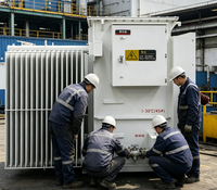 Transformateur de distribution immergé dans l'huile, hermétique, haute efficacité, triphasé 50Hz, S13-M-160, entrée 10kV, sortie 0.4kV
