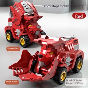 Juguete Ecológico de Dinosaurio Tiranosaurio <span class=keywords><strong>Rex</strong></span> Transformable en Auto, Cubo de ABS con Inercia y Fricción, Juguete de Moda en Tiktok - Product Image 6