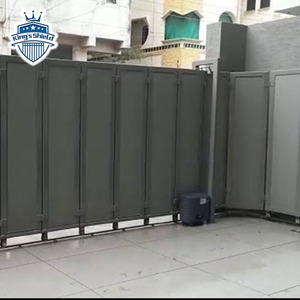 Thiết Kế Nhà Ở Bằng Nhôm Tự Động Cho Ngôi Nhà Hiện Đại Cổng Trượt Đường Ray Và Bánh Xe Chính - Product Image 4