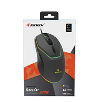 Souris de jeu pour ordinateur JERTECH XP16, nouvelle souris réglable à 4 vitesses, 1200/1600/2400/3600 DPI, boutons latéraux