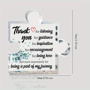 Plaque en acrylique Cadeau <span class=keywords><strong>de</strong></span> remerciement pour les amies Enseignantes Mères Collègues Patrons Leaders Mentors Guides Entraîneurs Mariages - Product Image 4