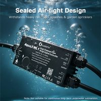 Contrôleur LED numérique intelligent GLEDOPTO AquaX WL1 IP67 ESP32 WLED à haute sensibilité avec micro intégré