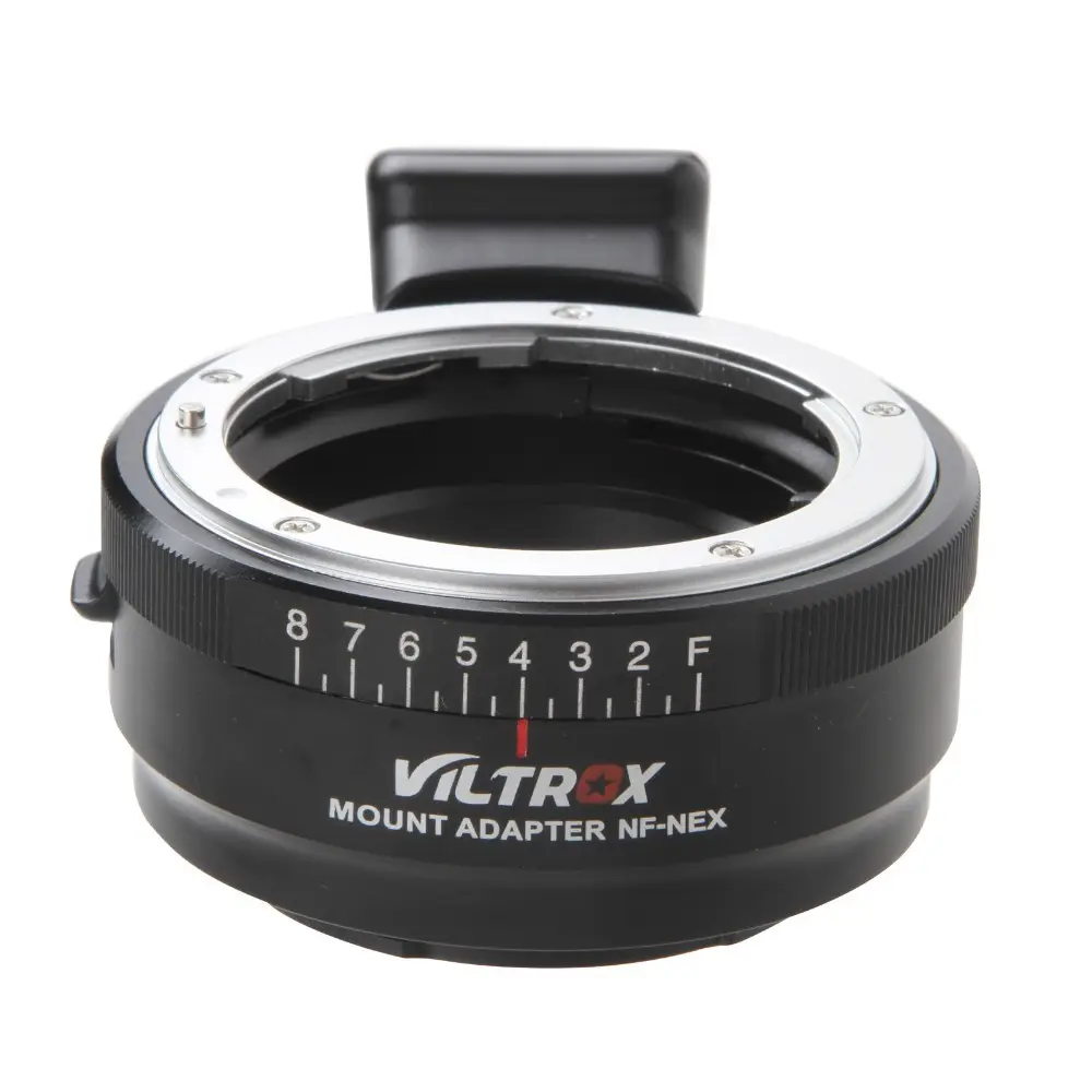 Viltrox NF-NEX Lens Adapter w/ Tripod Mount Aperture Ring for Nikon F AF-S AI G Lens to Sony E NEX Camera A7 A7R NEX 7 6 5 3