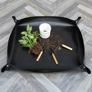 Tapis de jardinage enduit de PE, imperméable, pour rempotage, mélange de terre et plantation, pour usage intérieur et extérieur - Product Image 1