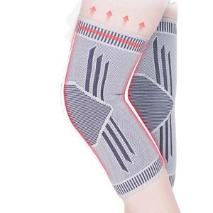 Manchon de genou en graphène pour hommes et femmes, respirant, léger, soutien pour la course à pied, le cyclisme, protection, gris, noir, Smlxlxxl - Product Image 5