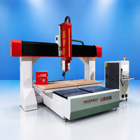 Routeur CNC 5 axes DSP ATC certifié CE 2500x1300mm avec moteur servo pour la découpe et la gravure de mousse, bois et PVC
