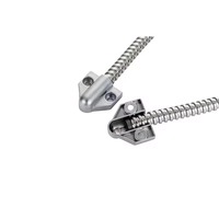 Protector de Cable para Puerta de Acero Inoxidable, Resistente a los Rayos UV, Conducto Flexible para Cableado de Control de Acceso Comercial