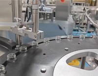 Machine de scellement de flacon électrique à haute efficacité remplissage automatique de plateau de 3ml pour l'eau produits chimiques huile thé facile à utiliser Core PLC