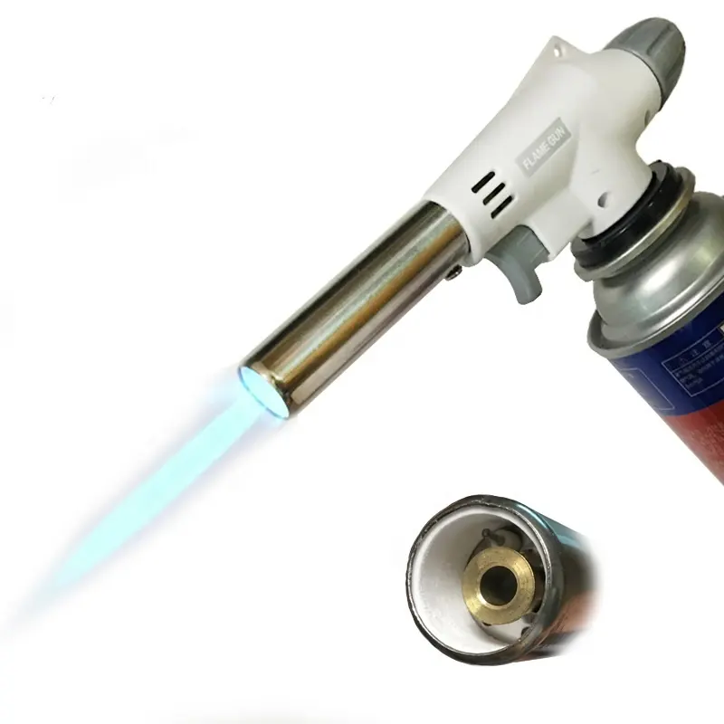 Verkopen Goed 920 Bbq Flame Torch Culinaire Rvs Gas Refill Keuken Torch Solderen Flame Aansteker