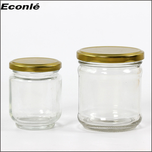 Vente en gros de pots en verre pour miel, confiture, épices et sucre, ronds, écologiques, hautement étanches, 500 g, avec couvercle en métal - Product Image 6