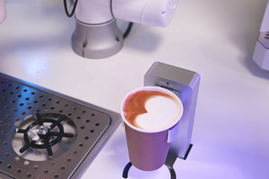 Máquina Expendedora de Café Semiautomática Inteligente de Acero Inoxidable, Suministro Directo de Fábrica, Robot que Reemplaza <span class=keywords><strong>el</strong></span> Brazo Humano para Latte Art - Product Image 3