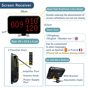 시계 스타일 간병인 호출기 간호사 긴급 통화 시스템 간호사 호출 멀티 버튼 방수 통화 버튼 - Product Image 5