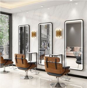 Mobilier de salon de maquillage de luxe Miroir de coiffure à deux côtés avec support pour sèche-cheveux - Product Image 5