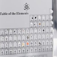 Periodensystem mit echten Elementen im Inneren, Acryl-Periodensystem-Display mit Elementen, Lehrmittel, Geschenk für Schüler und Lehrer, Bastelartikel