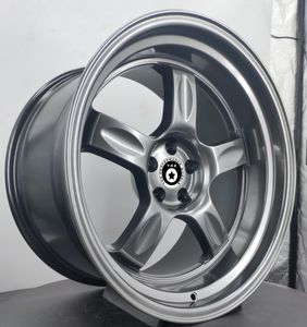 Trz 15 17 18 pouces jante de roues de voiture de tourisme JDM 5x114.3 <span class=keywords><strong>5x100</strong></span> jantes en alliage d'aluminium jantes de course 21C plat profond pour voiture japonaise - Product Image 2