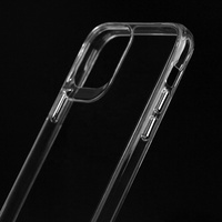 Transparent Anti-Jaune TPU PC Matériel Cristal Téléphone étui pour iphone 15 14 13 Appareils Android En Vrac Clair Vierge Couverture De Téléphone