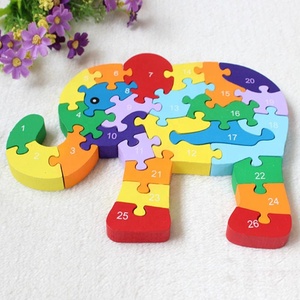 80 Diseños de Rompecabezas de Madera 3D, Bloques de Letras y Números, 2 Caras, Animales, Vehículos, Dibujos Animados, Marinos, Juguetes Educativos Tempranos Montessori - Product Image 5