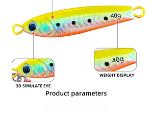 SNEDA 20g 4.7cm bagliore nel buio lungo Cast giga a terra <span class=keywords><strong>con</strong></span> Laser 3D Fish Eye esche artificiali esche <span class=keywords><strong>da</strong></span> <span class=keywords><strong>pesca</strong></span> esche artificiali - Product Image 5
