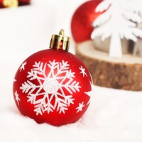 SHUANGYUAN Nouveaux ensembles de boules de Noël de 5 cm/41 pièces Décorations d'arbre de Noël Boules de Noël Esferas Navidenas