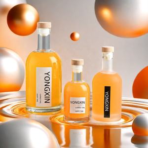 Botella De Cristal vacia personalizada transparente Para zumo Leche Agua licor Vino Oliva Vodka whisky Tequila - Product Image 2