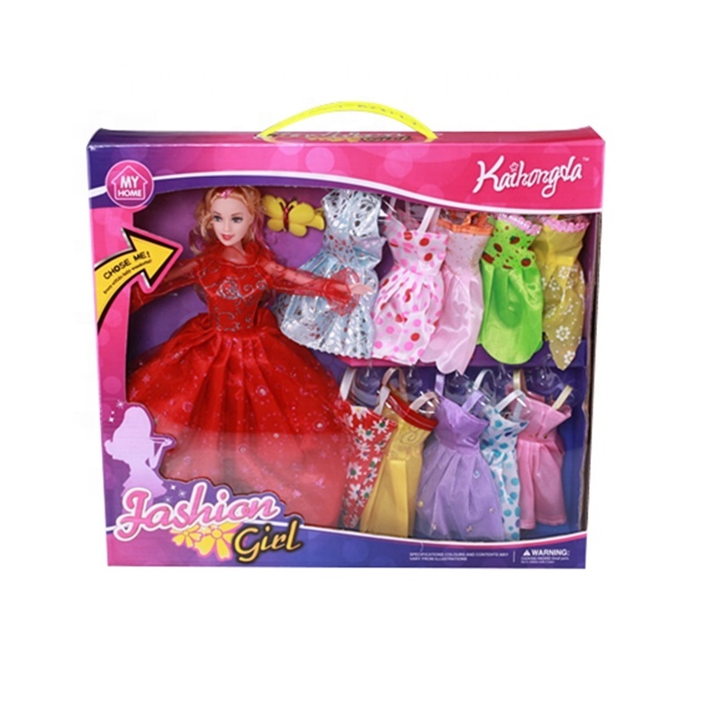 Boneca de bebê para meninas, brinquedos, princesa, moda, conjunto de bonecas pequenas com roupas e preço barato