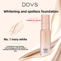 Fond de teint liquide DOVS éclaircissant anti-taches, couvrance longue durée, hydratant, 35 ml, pour peaux sèches/grasses