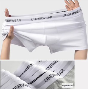 Großhandel Modemarke Herrenunterwäsche Verschiedene Farben Individuelles Logo Klassische Bequeme Baumwoll-Herrenunterhosen <span class=keywords><strong>Herren</strong></span>-Boxershorts - Product Image 2