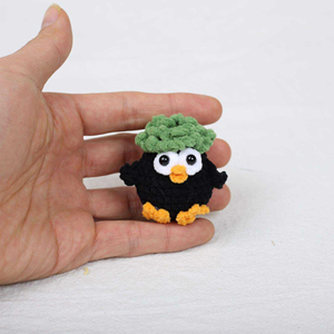 Porte-clés mignon en forme de poulet tissé à la main, petite décoration en forme de poulet, idéal comme cadeau pour sacs à dos ou clés de <span class=keywords><strong>voiture</strong></span> - Product Image 5