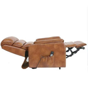 Sillón Reclinable Eléctrico de Cuero Moderno, Muebles para el Hogar, Sillón de Cuero para Sala de Estar, Silla de Oficina Elegante - Product Image 6