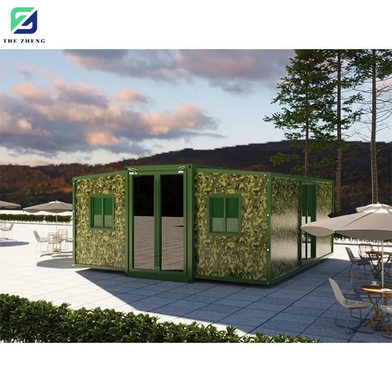 Avec 2/3 chambres Conteneur extensible Maison d'enfants Populaire Luxe 20 pieds Portable Moderne Villas Hôtel minuscule mobil-home