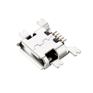 Connecteur femelle USB 2.0 <span class=keywords><strong>Micro</strong></span> USB B Type 5 broches à montage en surface, marque QQX, pour électronique - Product Image 2