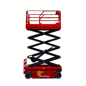 Scissor <span class=keywords><strong>Lift</strong></span> 10M Self-Propelled dengan Tinggi Kerja 10M |   <span class=keywords><strong>Platform</strong></span> Kerja Udara Bertenaga Listrik untuk Instalasi Konstruksi - Product Image 3