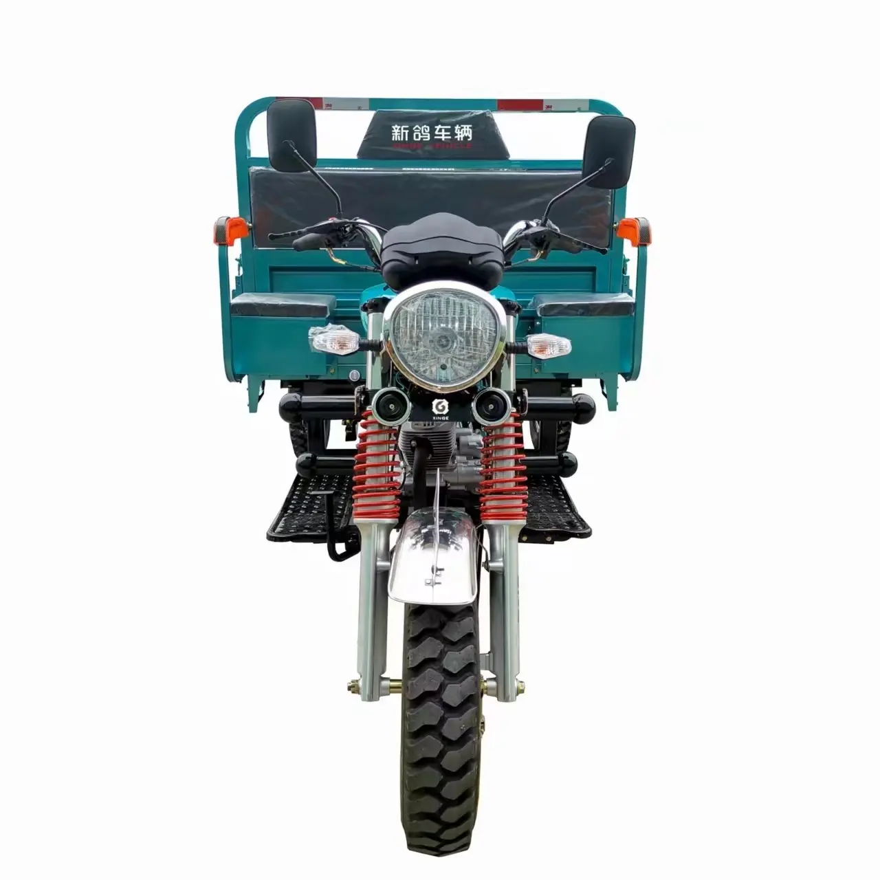 Gaya Baru motor roda tiga 175cc penarik mesin berpendingin air kargo pertanian bahan bakar roda tiga kargo bermotor tiga roda