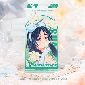 Yjacuing Alien Stage Rabbit Series Soporte de Acrílico 4.3 x 2 Pulgadas, Decoración de Escritorio de <span class=keywords><strong>Anime</strong></span>, Obra de Arte de Mesa Oficialmente Licenciada - Product Image 5