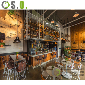 Customized Coffee <b>Shop</b> Bakery Interior Designs Decoration Fast Food Display Counter for Restaurant - Product Image 6