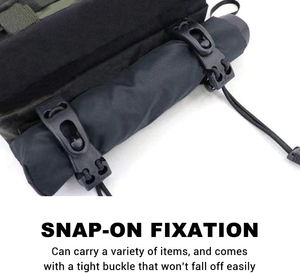Support de bâton de trekking pour sac à dos, fixation robuste en plastique avec boucle élastique pour bâton de marche, corde et équipement sportif - Product Image 4