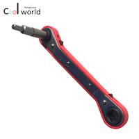 Clé à cliquet pour climatiseur, 3/8 à 1/4, outil de Service de cliquet, avec adaptateur à embout hexagonal